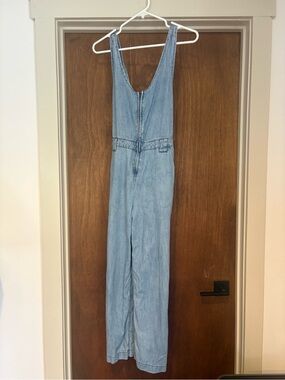 Vanilla Star Light Blue Denim Jumpsuit